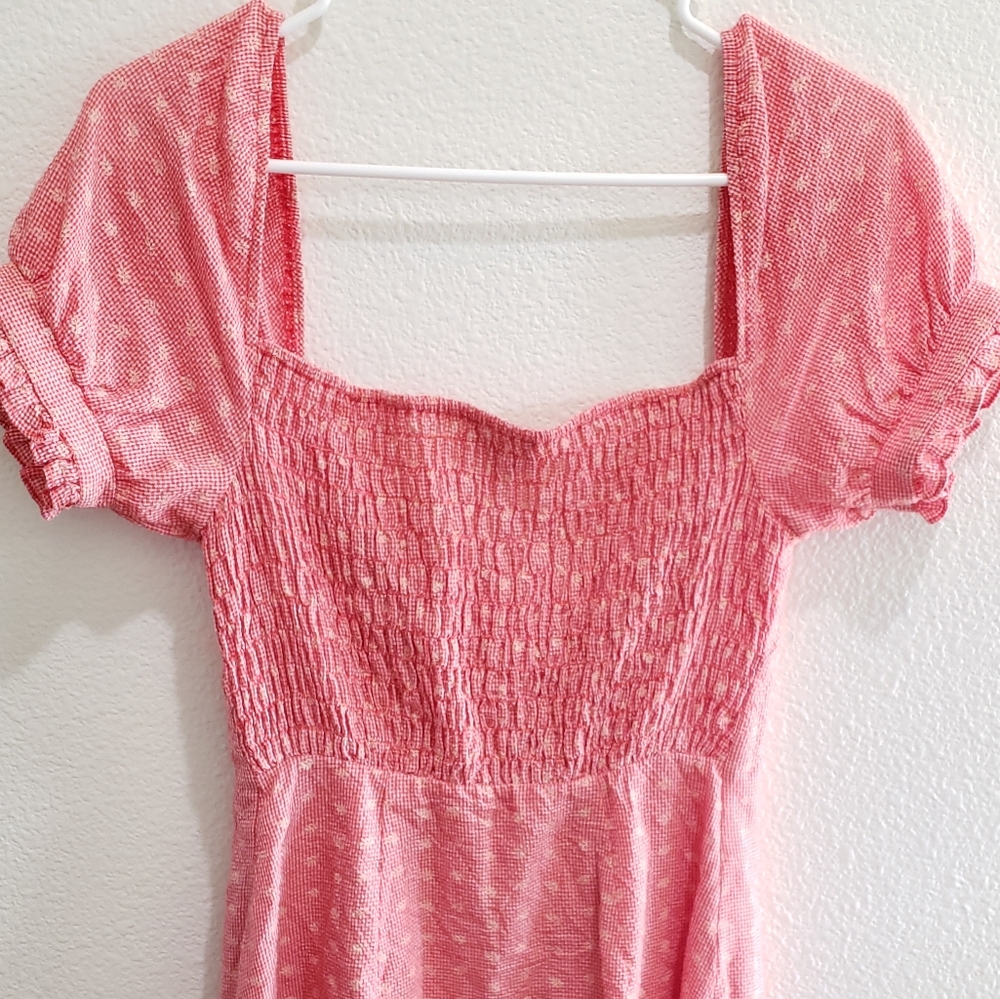 Le Rumi Marianna Red Puff Sleeve Mini Dress Size XS - Picture 11 of 14